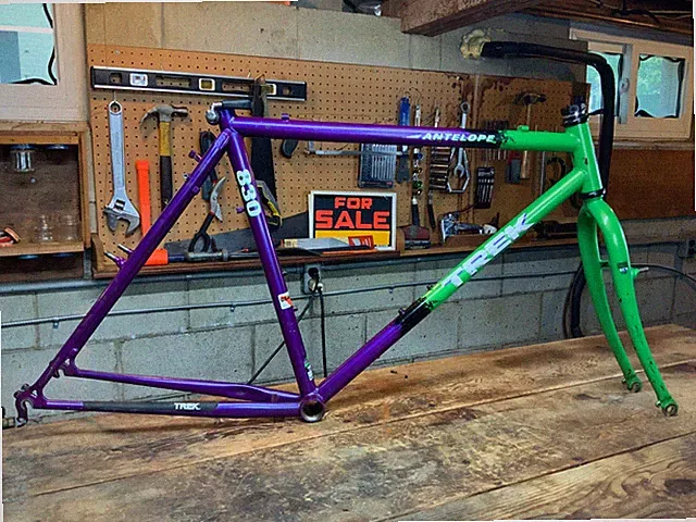1993 Trek 830 Antelope | 20” | Tange Chromoly & Chromoly Fork | Lunar/Green Fade