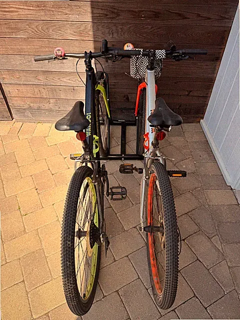 2 Grey Trek Hybrid Bikes, Great Condition, Ready to Ride