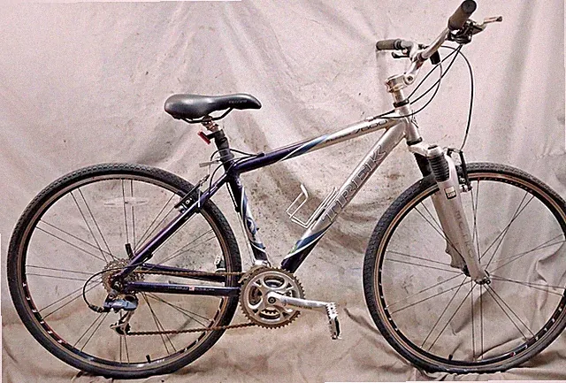 2008 Trek Multitrack 7500 Comfort Hybrid Bike Medium 17" USA Made Deore LX Cafe~