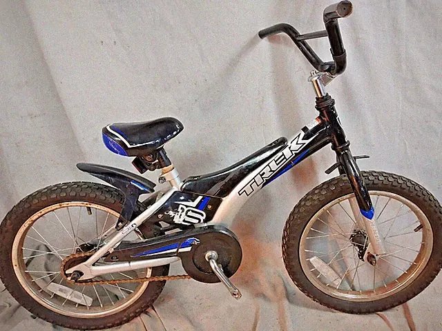 2020 Trek Jet 16 16" Kids Bike Single Speed SS Coaster Black Fender USA Shipper!