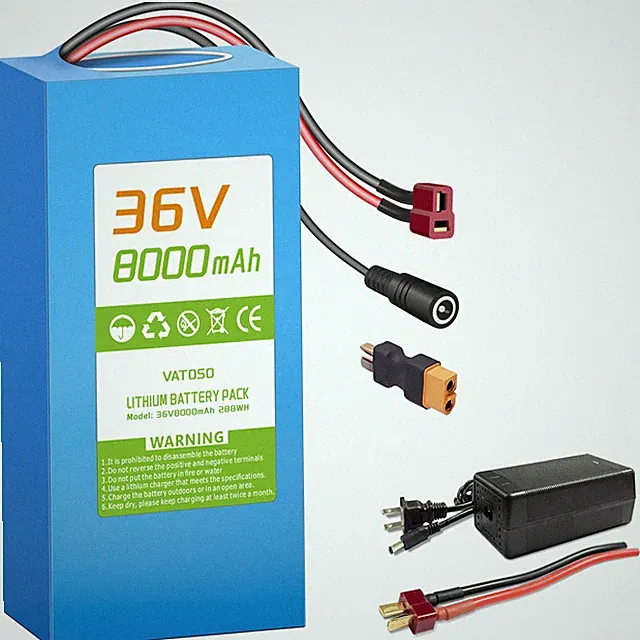 36V 8Ah Ebike Batter Lithium with 25A BMS, for Electric bike