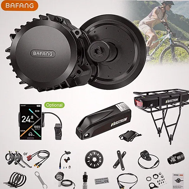 48V1000W BAFANG Mid Drive Motor Kit BBSHD Ebike Conversion Kits BB68-120mm USA