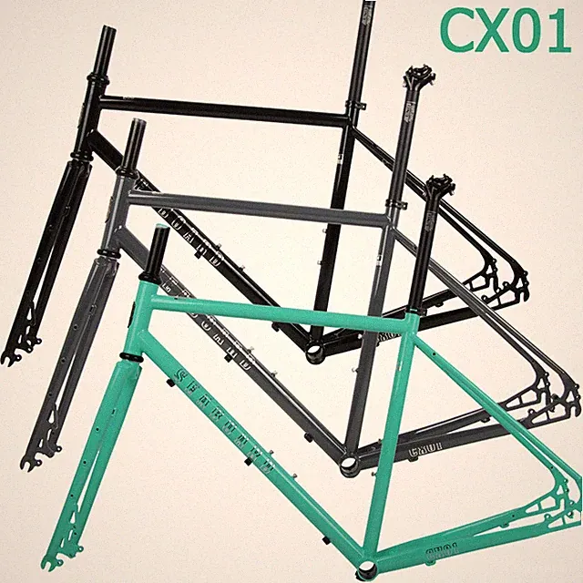 700*42c Gravel Road Bike Frameset Disc Brake Off-Road Bicycle Frame With Fork
