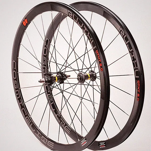 700C Road Bicycle Fixed Gear Aluminum Wheelset Clincher Wheels Rim Brake Hub