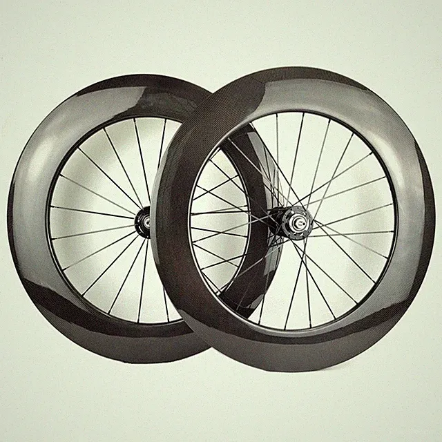 700C Track Bicycle Carbon Wheelset Clincher Fixed Gear Single Speed Bike Wheels