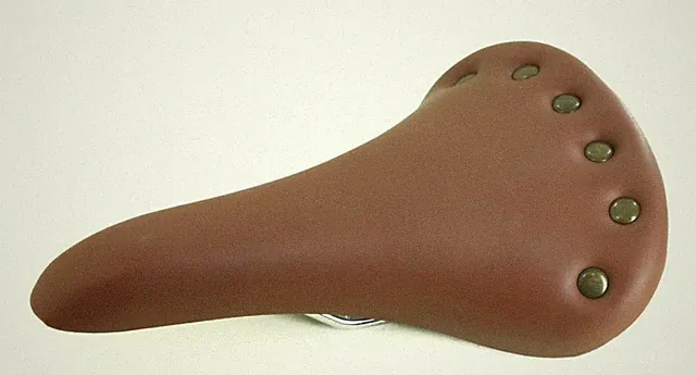 Brown Retro Urban Commuter Hybrid Road Mountain Bike Saddle Seat Riveted NEW
