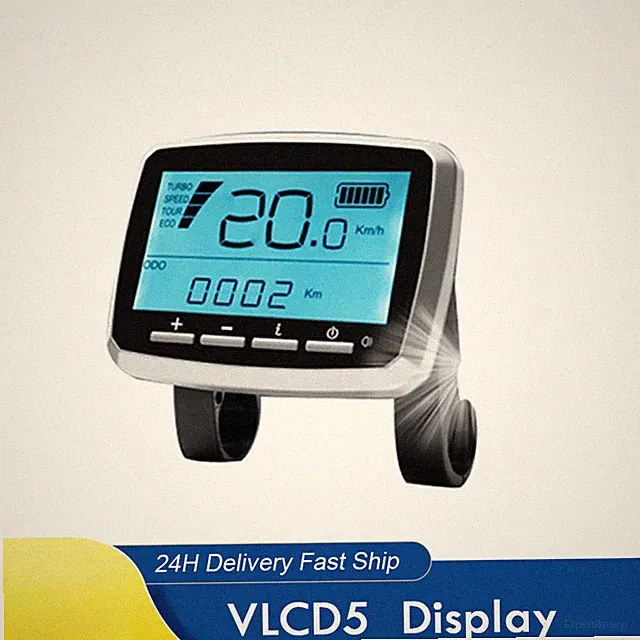 Electric Bike VLCD5 Display with USB Plug for Replacement Mid Drive Motor Parts