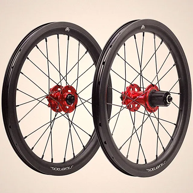 Kids Child Folding Bike Wheelset 16in 349 Depth 30mm Width 24mm 7-11 Speed