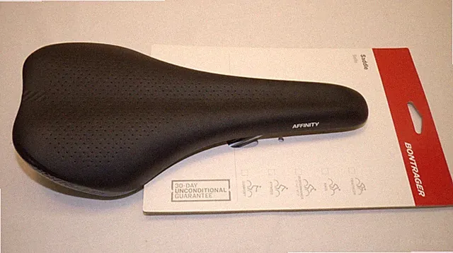 New TREK Bontrager AFFINITY 533084 Bike Saddle Comp Small Black Bicycle Seat
