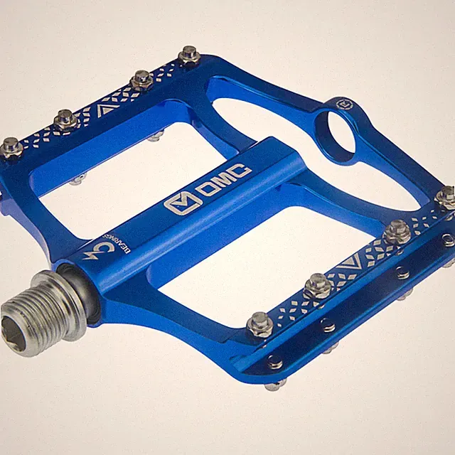 OMC-S1-BL 9/16" Aluminum Platform Mountain Bike Pedals 3 Sealed Bearing MTB BMX