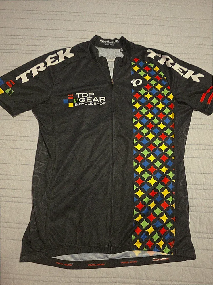 Pearl Izumi Trek Cycling Jersey Adult Large Full Zip Top Gear Bicycle Shop Black