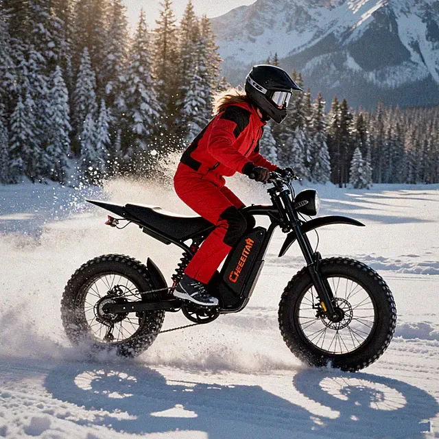Powerful 3000W 20" Fat Tire E-Bike 48V 20Ah 37MPH Off-road Trekking E-Motorbike