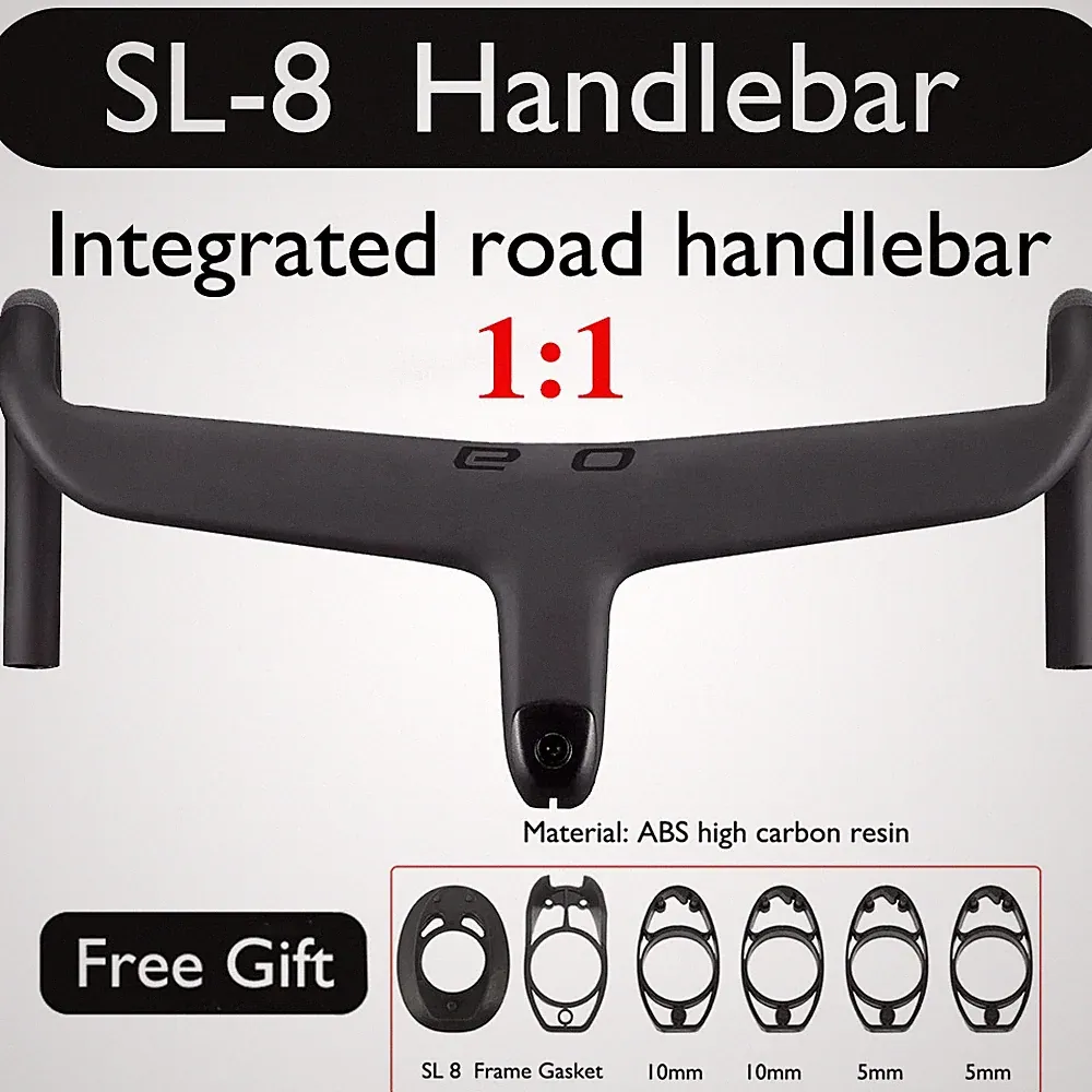 Road Bicycle Carbon Fiber Handlebar 6 Degree 75-135mm Stem with Computer Stand