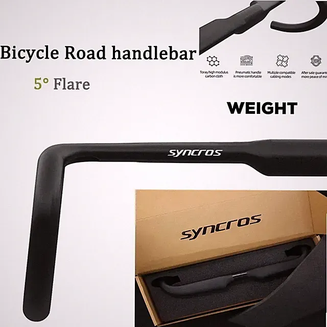 Road Bicycle Gravel Internal Routing Cockpit Handlebar 360-420mm Width Matt