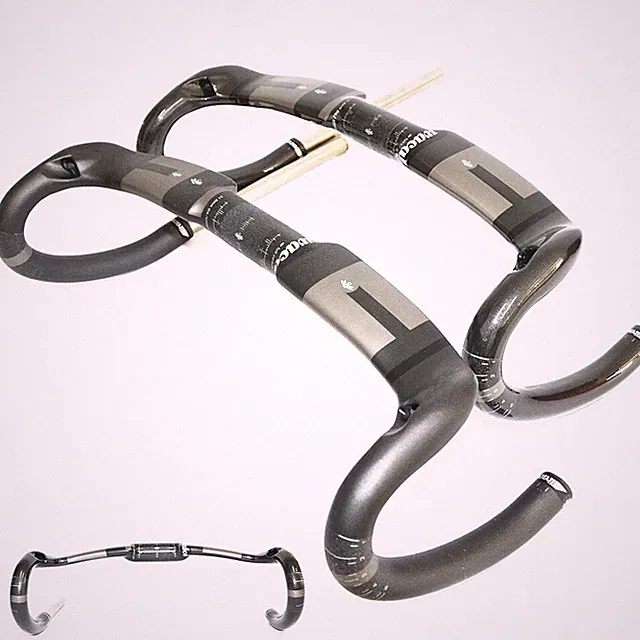 Road Bike Drop Bar Internal Routing Full Carbon Fibre Bicycle Handlebars
