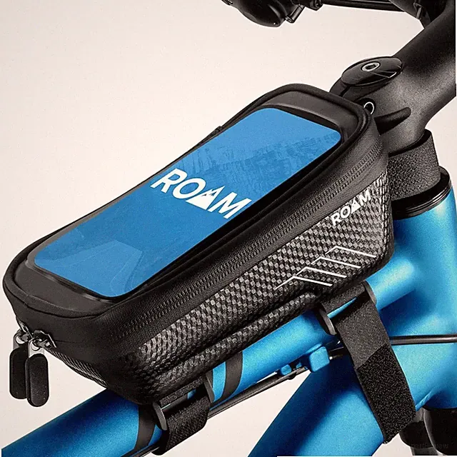 Roam Bike Universal Phone Holder + Waterproof Zipper Storage Case - Fits Smartph