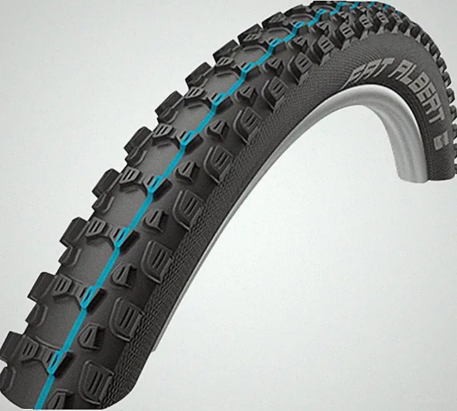 Schwalbe Fat Albert MTB Tire 24in 2.40 Black Tubeless Ready