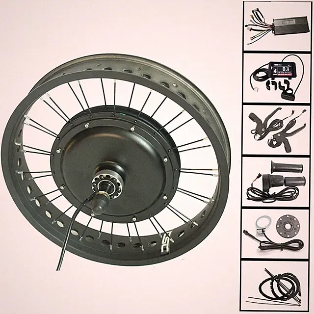 Snow Electric Fat Bike Bicycle 20 -26inch 4.0 Tyre 48V 750W Rear Motor Wheel