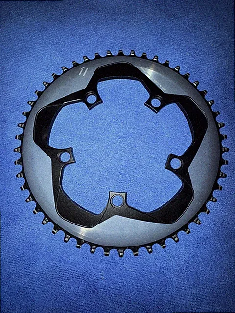 SRAM RED CHAINRING 11SP 110MM BCD 50T X-SYNC SIL/BLACK USED GOOD CONDITION