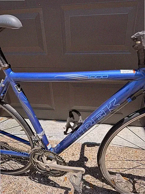 Trek 1000 Alpha Aluminum Road Bike Carbon Fork Shimano 700C Bontrager Blue