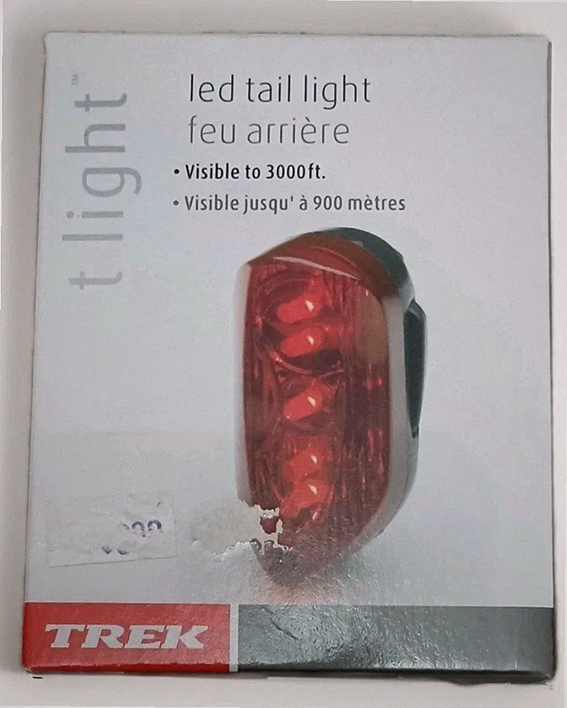 Trek Bicycle T Light Flashing Tail Light New In Box Part #266080