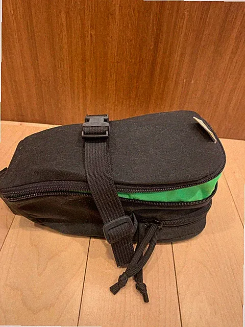 Trek Black Bike Expandable Saddle Bag Under Seat Compact Cycling Pouch SPX 3473