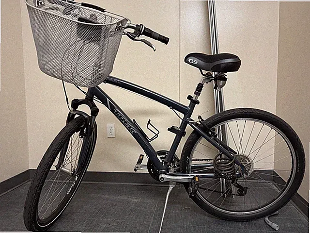 Trek Comfort Bicycle with Basket and Adjustable Seat