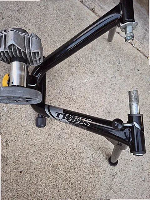 Trek Fluid 2 Cycle Ops With Foldable Indoor Bike Resistance Trainer With Wheel