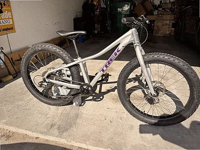 Trek Roscoe 24 Youth Kids Trail Gravel Mountain Rigid Bike Mid Fat Plus Tires