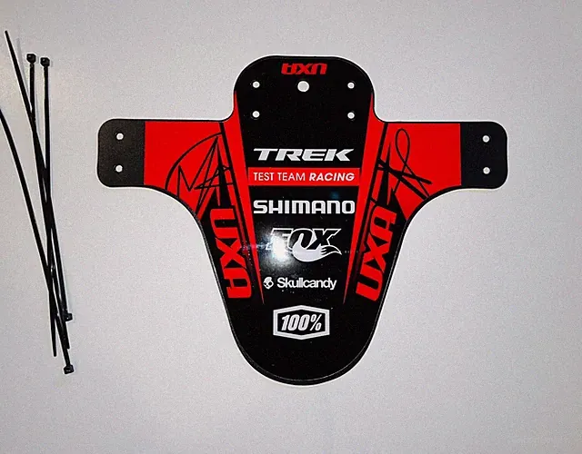 TREK Team UXA Red Fender Mud Guard MTB-Bike-Mudguard Marsh Guard Mountain Bike