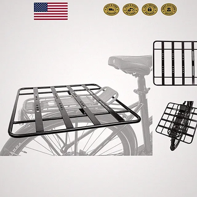 Universal Fitting Rear Rack Extender - Durable Aluminum for Biking Adventures