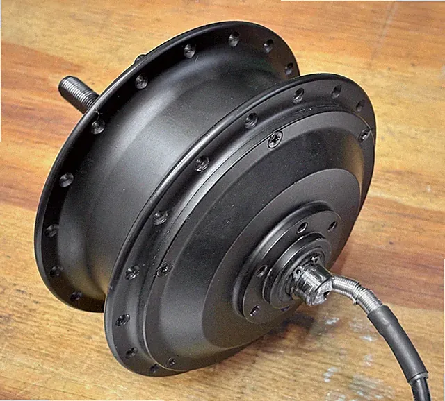 Used E-Bike Rear Hub • 36 Hole • 36V • 20" • 350W • ** For Parts/Broken Axle **