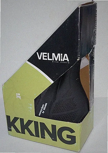 Velmia Trekking Bicycle Seat Saddle 3 Zone Memory Foam Waterproof Ergonomic NIB