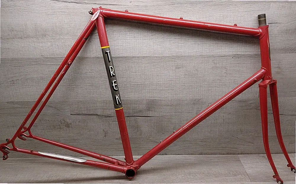 Vintage 1980' Trek 715 24” (61cm) Reynolds 531 Touring Bike Frame & Fork - RARE