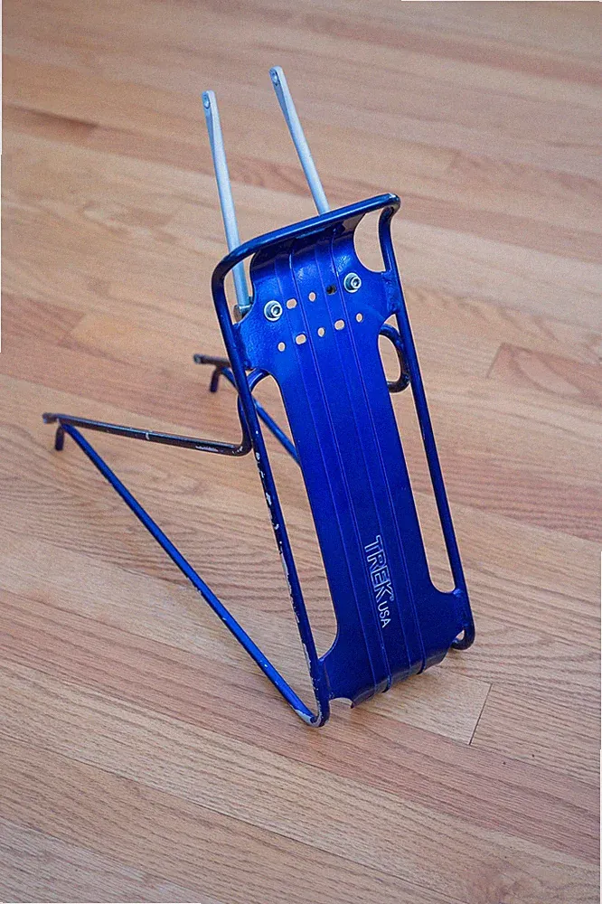 Vintage Trek Rear Bike Rack Pannier Cargo Carrier Purple MTB Made in USA 🇺🇸
