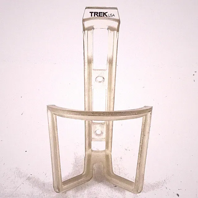 Vintage Trek Water Bottle Cage USA XRay Clear Composite Plastic MTB Road